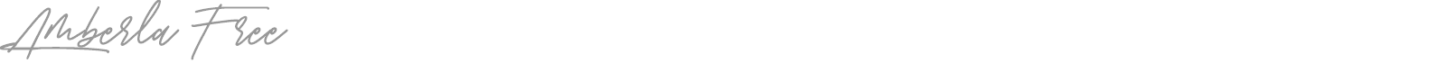 Amberla font preview